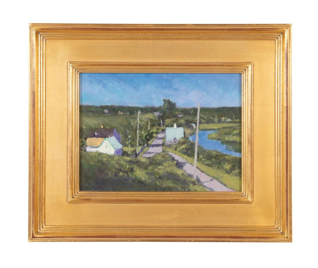 MICHAEL DAVIS "POND VILLAGE, N. TRURO" O/C (1 of 6)