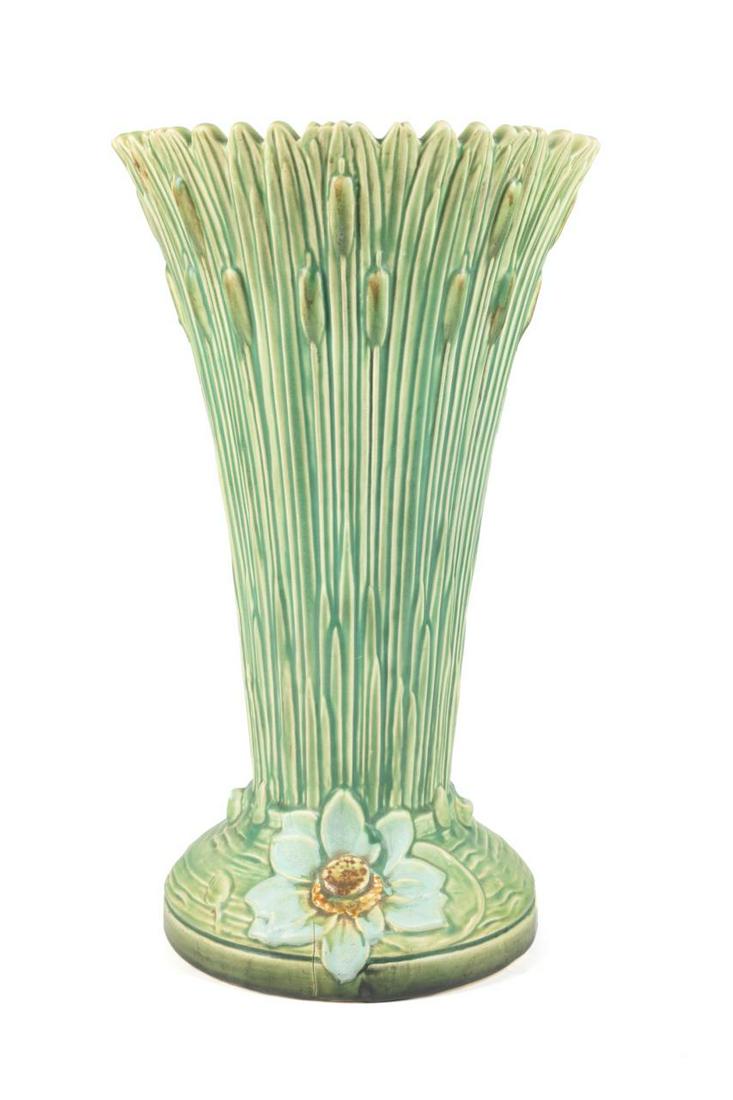 WELLER ARDSLEY WATER LILY & CATTAIL UMBRELLA STAND (1 of 8)