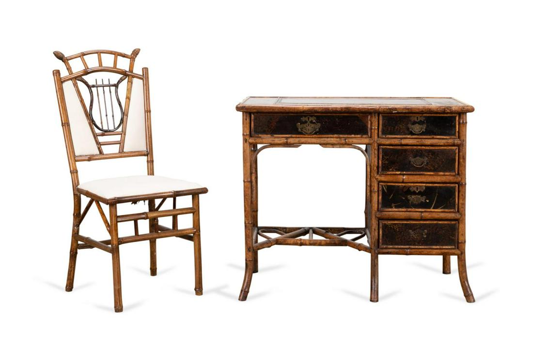 2PC SET AESTHETIC MOVEMENT DESK & CHAIR (1 of 13)