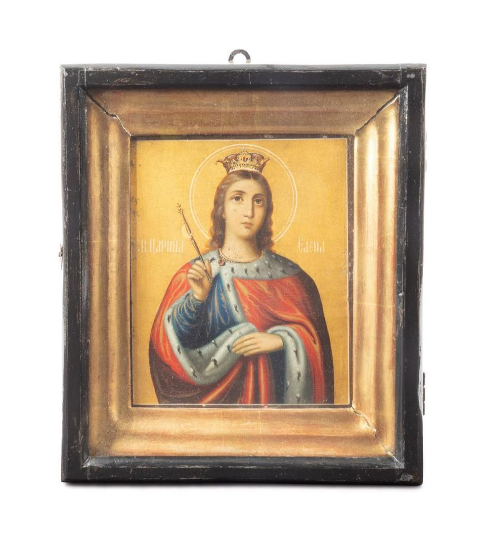 FRAMED ORTHODOX ST. CATHERINE OF ALEXANDRIA ICON (1 of 6)