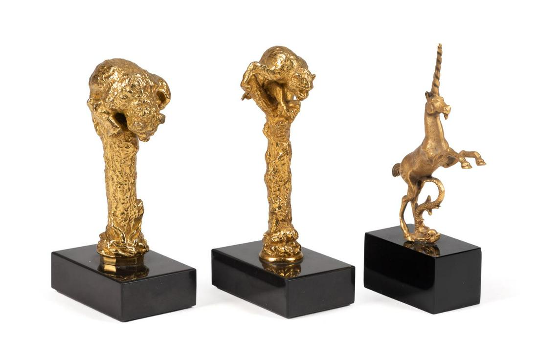 2 C. FRATIN ANIMAL SEALS & 1 UNICORN FIGURE (1 of 6)