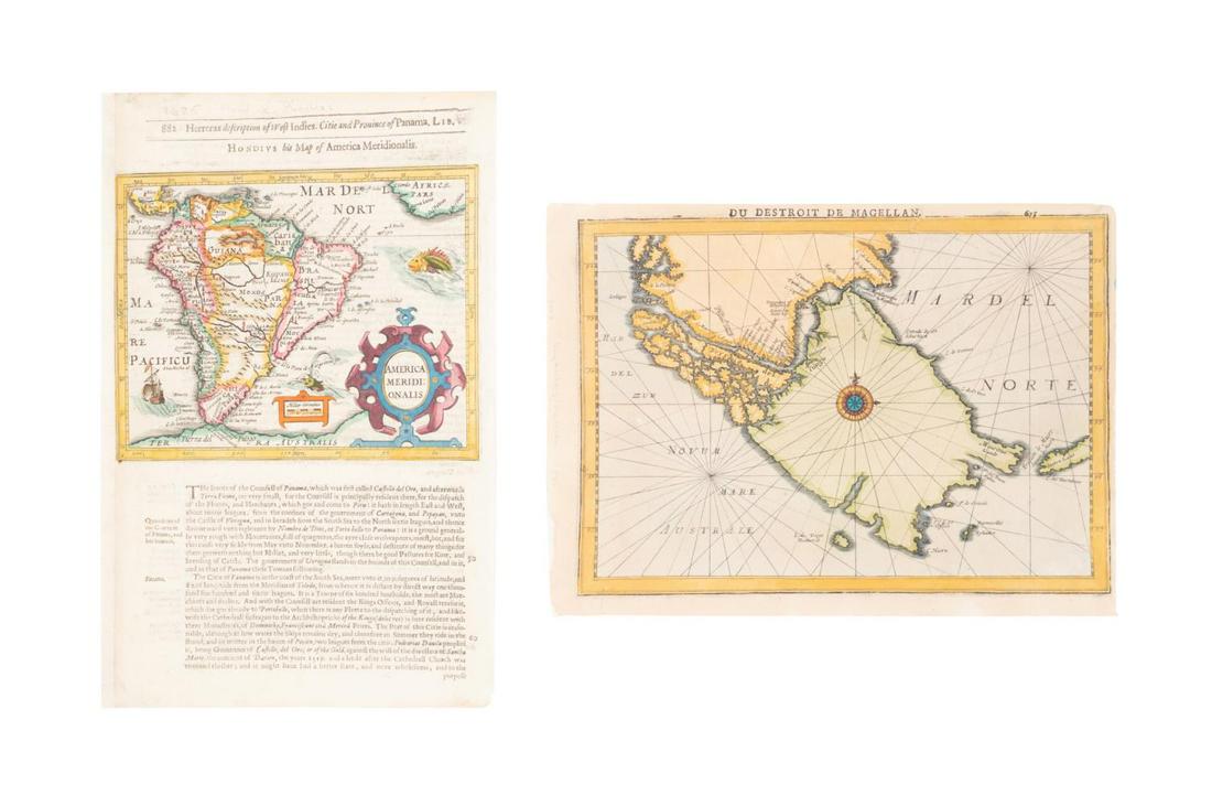TWO 17TH CENTURY MAPS OF THE STRAIGHT OF MAGELLAN (1 of 8)