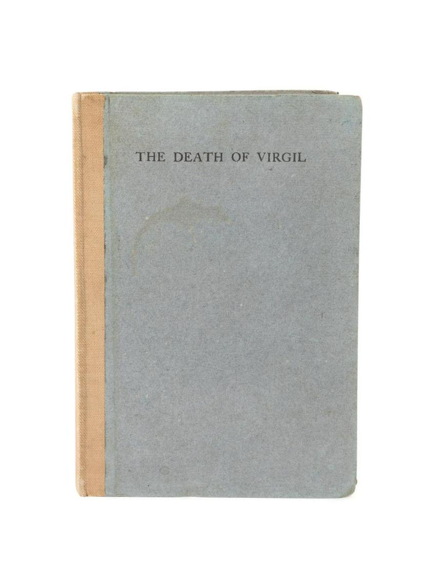 2PC T. H. WARREN, THE DEATH OF VIRGIL & LETTER: Thomas Herbert Warren, KVCO (British 1853-1930), "The Death of Virgil: A Dramatic Narrative", published by B.H. Blackwell, Oxford and John Murray, London, 1907, personalized ink inscription to Sir. Ch