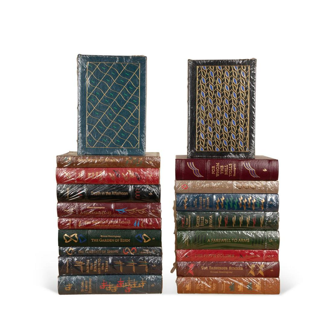 19 EASTON PRESS HEMINGWAY LEATHER BOUND BOOKS (1 of 5)