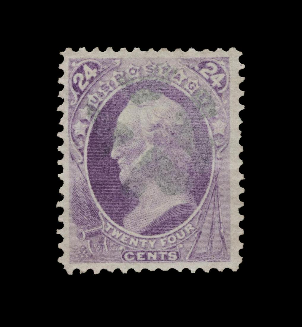 PURPLE US SCOTT #153 GENERAL WINFIELD SCOTT STAMP (1 of 2)