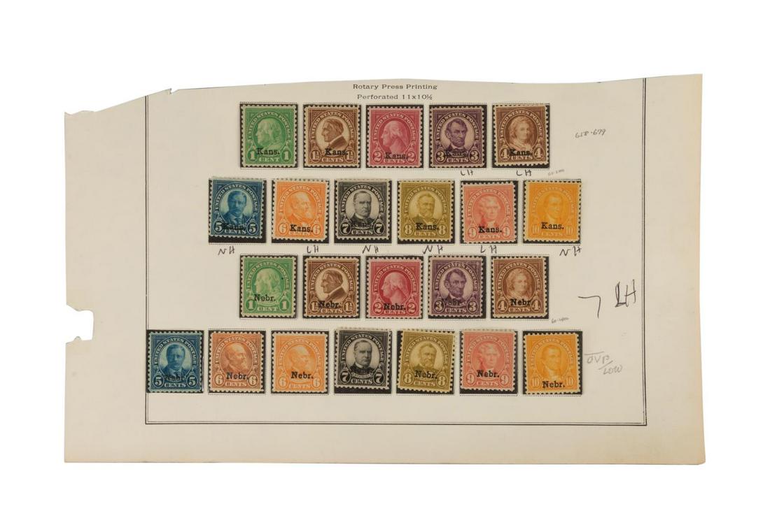 23 TOTAL, US SCOTT #658-#679 MINT STAMPS (1 of 2)