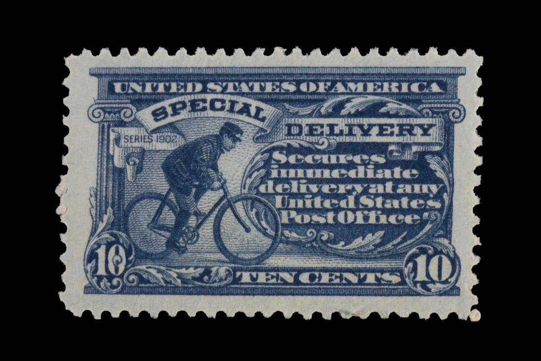 1911 ULTRAMARINE BLUE US SCOTT #E11 STAMP (1 of 2)