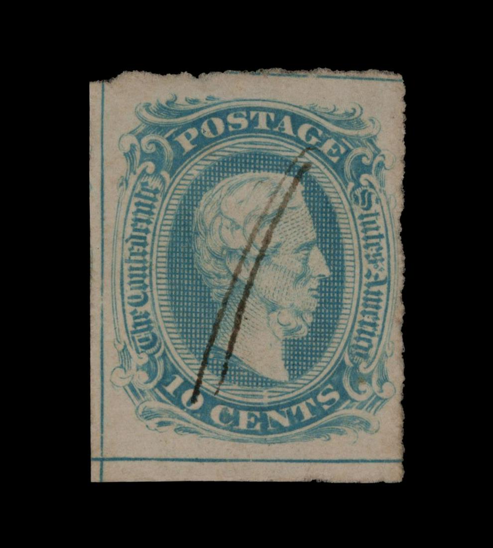 BLUE CSA SCOTT #10 10C STAMP W/ PFC CERT. (1 of 3)