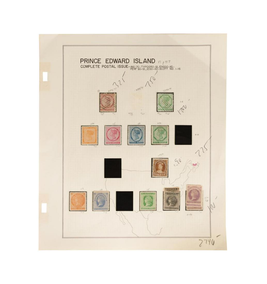 SHORT SET PRINCE EDWARD ISLAND SCOTT #1-#16 STAMPS (1 of 4)