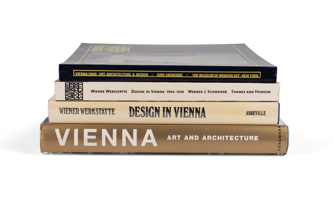 Four Large Coffee Table Books On Vienna Design Auction
