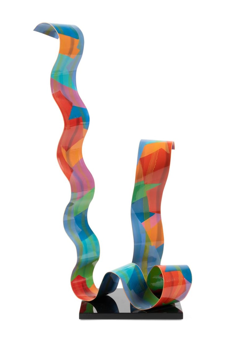 DOROTHY GILLESPIE, ALUMINUM RIBBON FORM SCULPTURE (1 of 8)