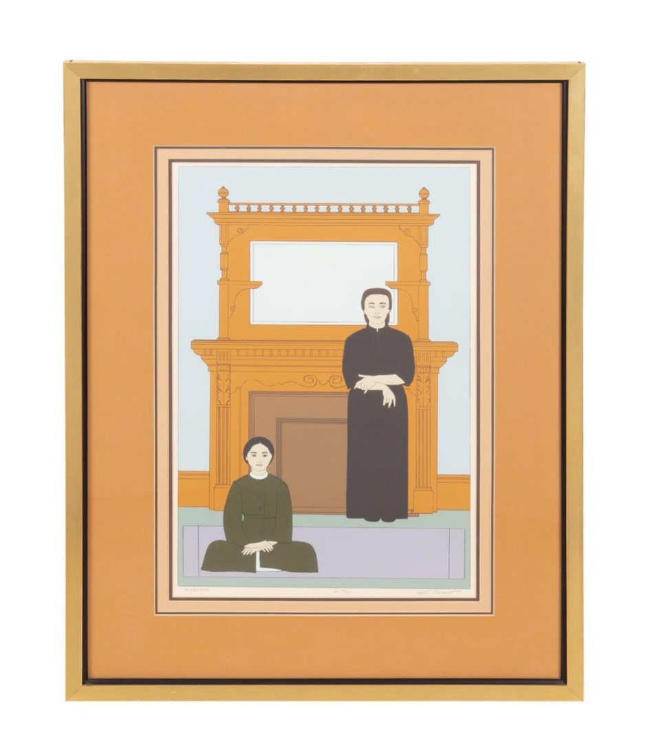 WILL BARNETT 'REFLECTIONS' COLOR LITHOGRAPH, 1971 (1 of 7)