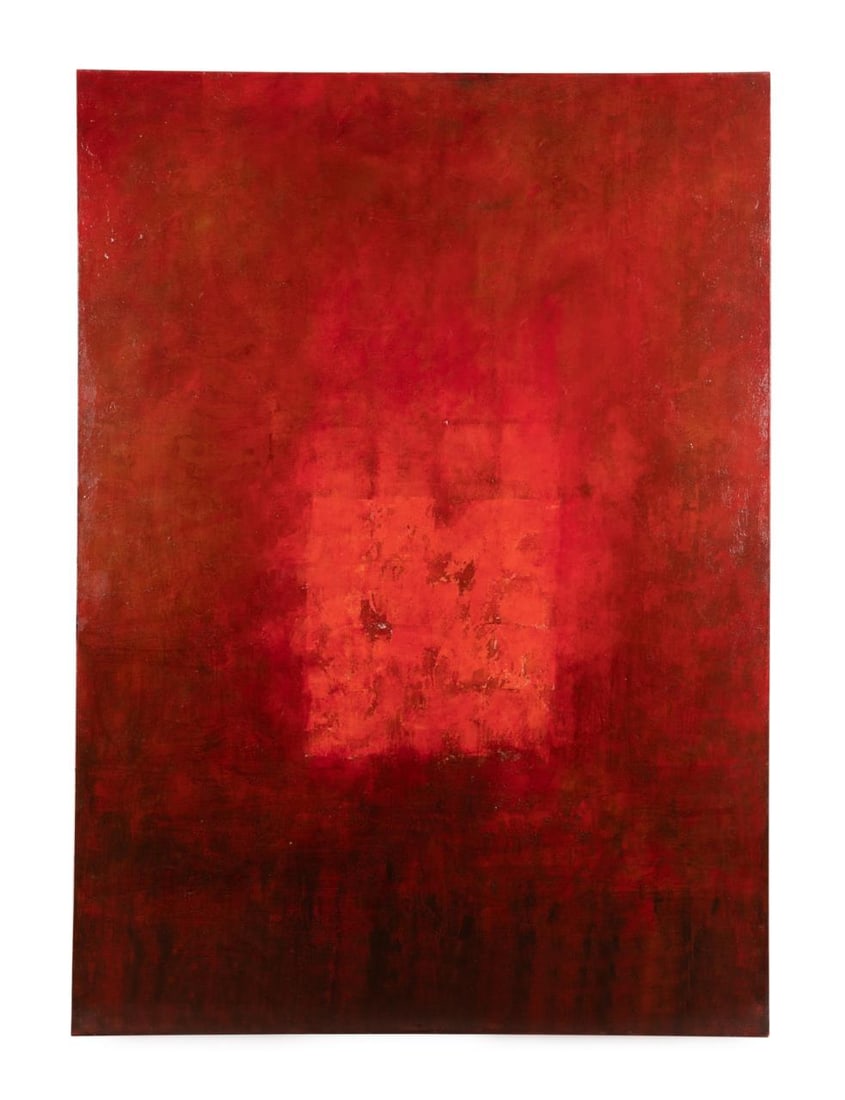 LARGE MIXED MEDIA ON CANVAS, 'PASSION DANCE' 2003 (1 of 4)