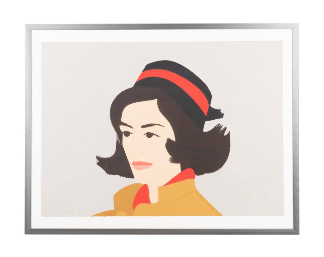 ALEX KATZ 'ADA IN HAT' COLOR SCREENPRINT 1990 (1 of 4)
