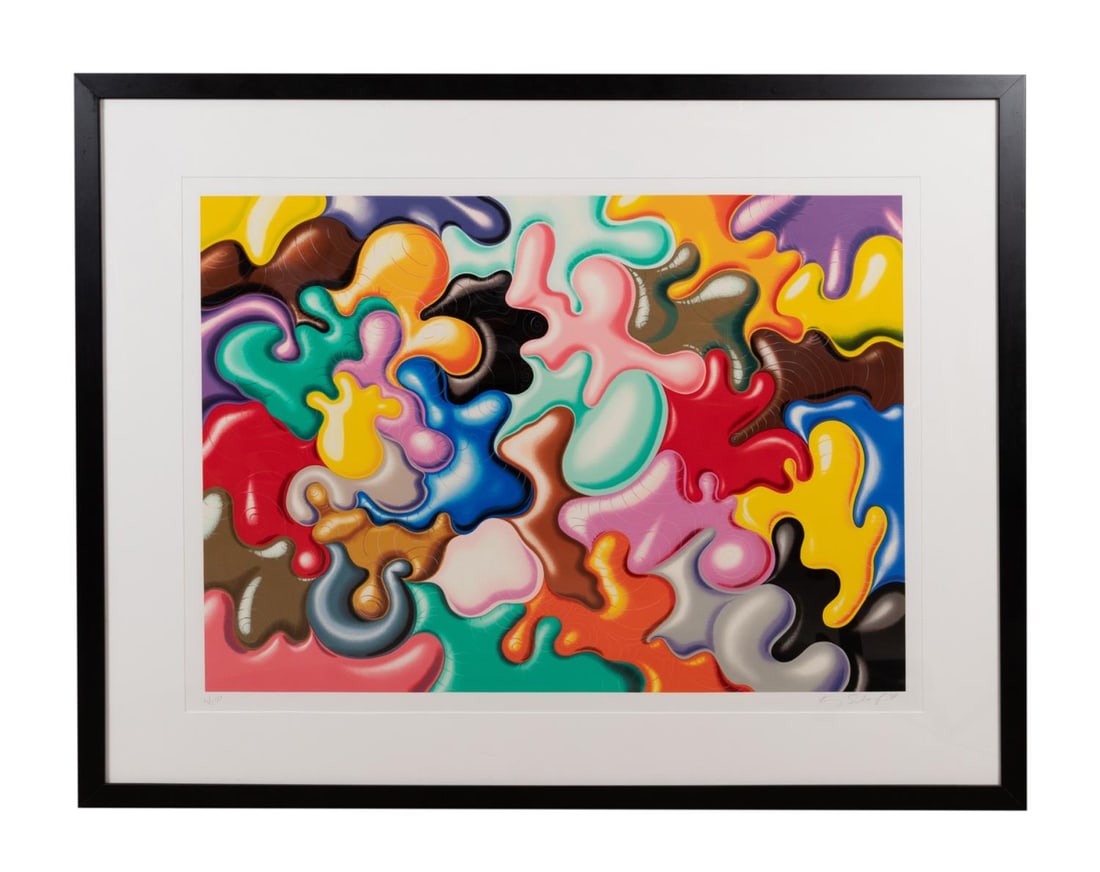 絵画 Kenny Scharf Plate SPUMONI Art Limited Spumoni