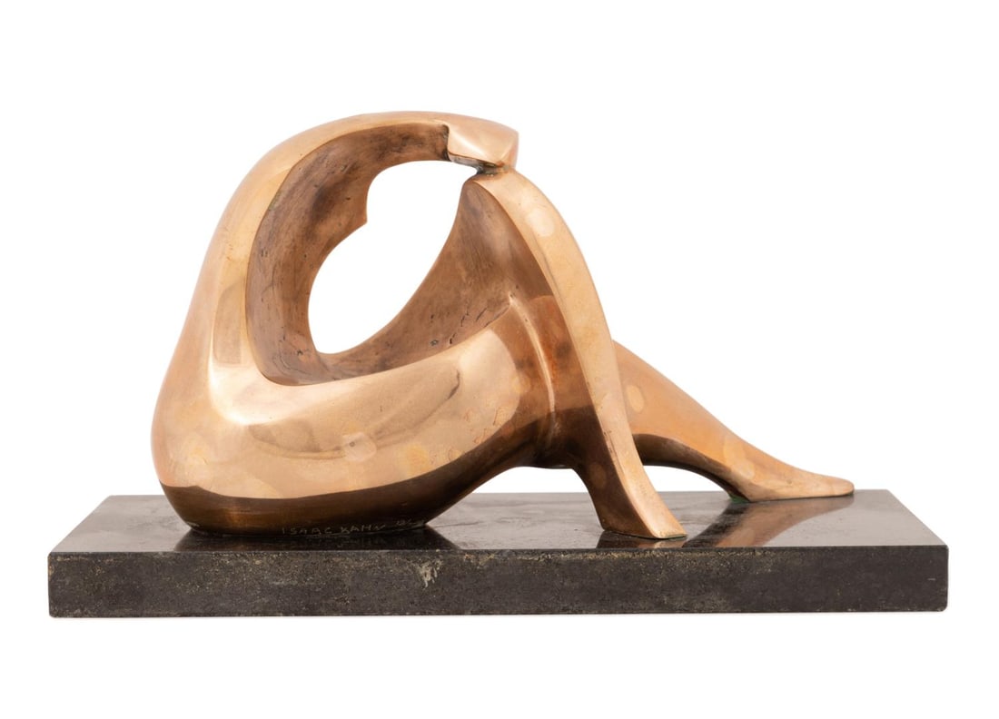 ISAAC KAHN, 'PRIMA BALLERINA,' ABSTRACT BRONZE (1 of 5)