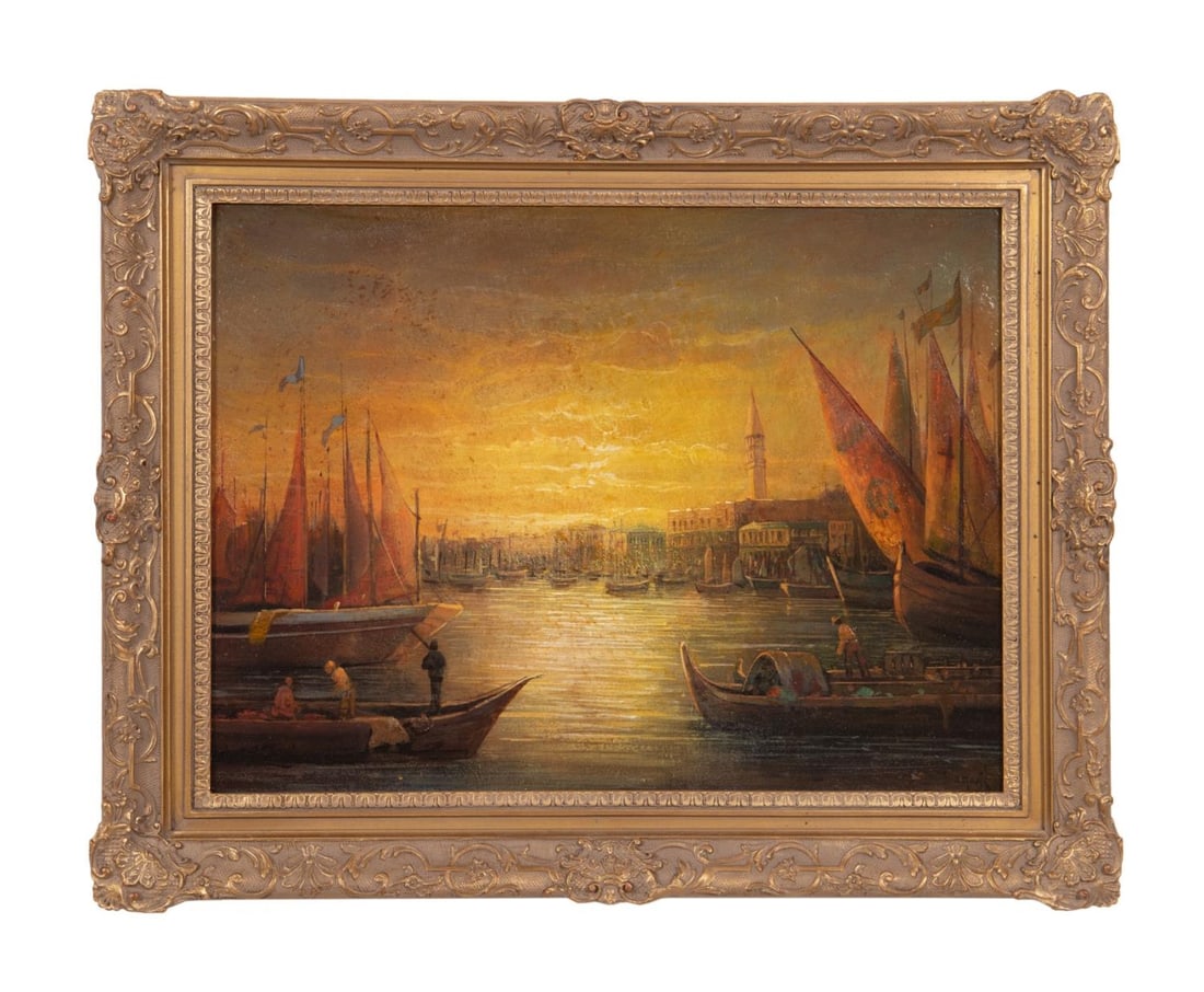 GEORGE H. BOGERT 'LATE AFTERNOON, VENICE' O/B (1 of 10)