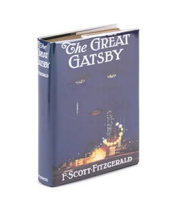 F. SCOTT FITZGERALD, 'GREAT GATSBY', 1ST EDITION: F. Scott Fitzgerald (American 1896-194), 'Great Gatsby', published by Charles Scribner's Sons, New York, 1925, first edition, early printing, octavo, dark green cloth covered boards having gilt letter