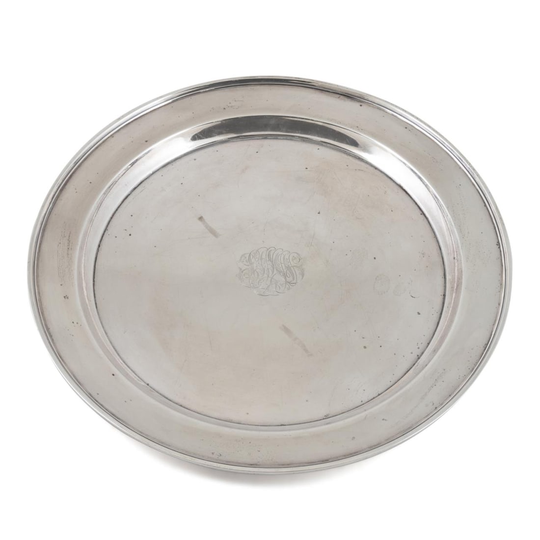 FRANK W. SMITH LARGE STERLING SILVER TRAY (1 of 5)