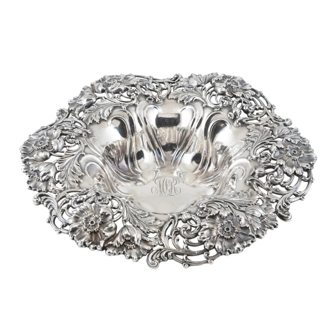 THEODORE B. STARR STERLING SILVER ART NOUVEAU BOWL (1 of 6)
