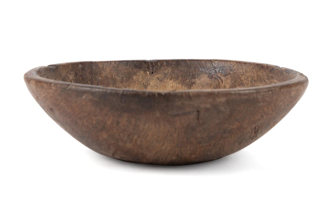 SMALL TREENWARE BURL BOWL, LATE 18TH/EARLY 19TH (1 of 7)