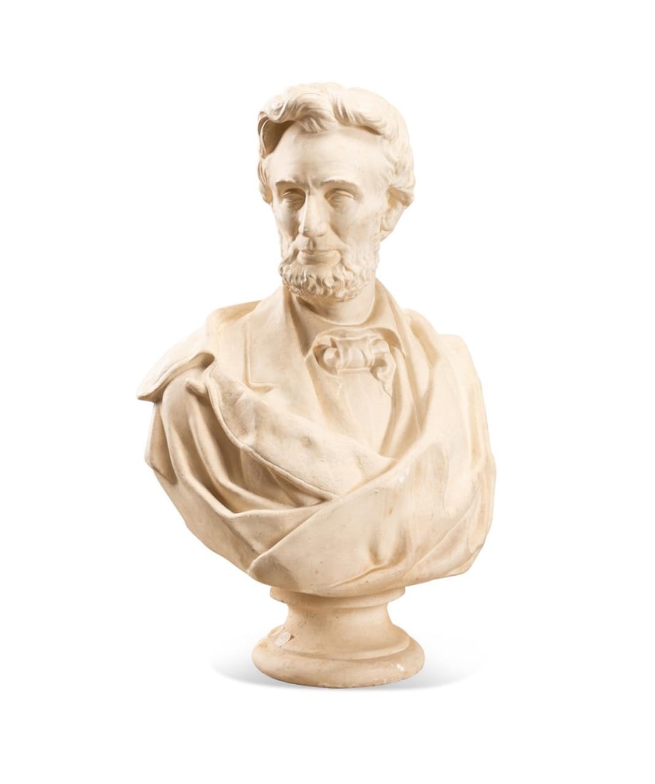 THOMAS DOW JONES, 'BUST OF ABRAHAM LINCOLN' C.1861 (1 of 9)
