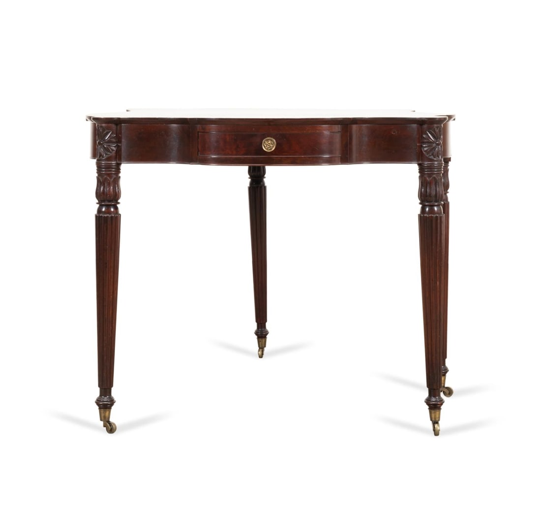 MANNER SAMUEL MCINTIRE MAHOGANY GAMES TABLE (1 of 5)