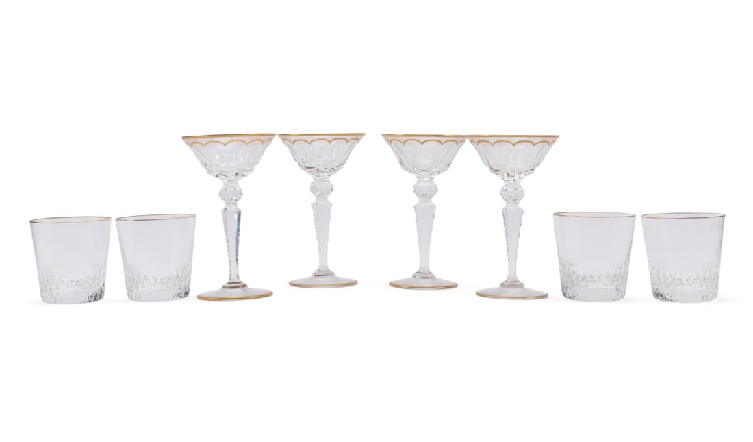 8PCS ST. LOUIS CRYSTAL: BARWARE (1 of 7)