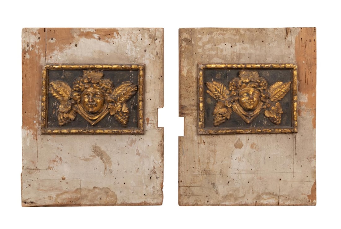 PR ITALIAN NEOCLASSICAL WOODEN CARVED FRAGMENTS (1 of 6)
