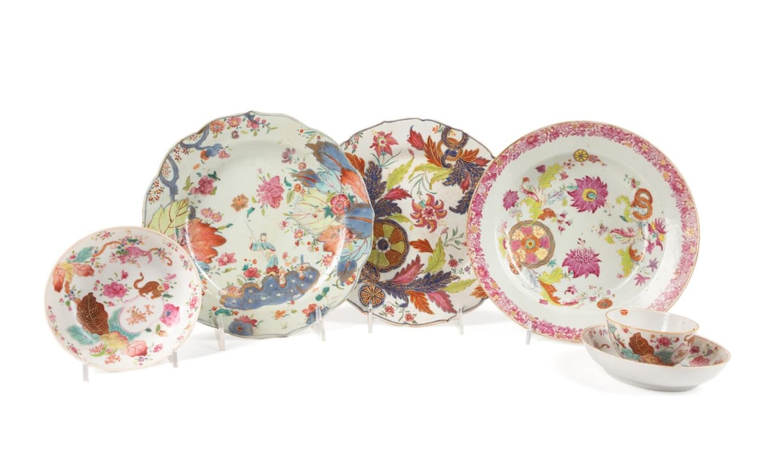 6PCS CHINESE & ENGLISH TOBACCO LEAF TABLEWARE (1 of 16)