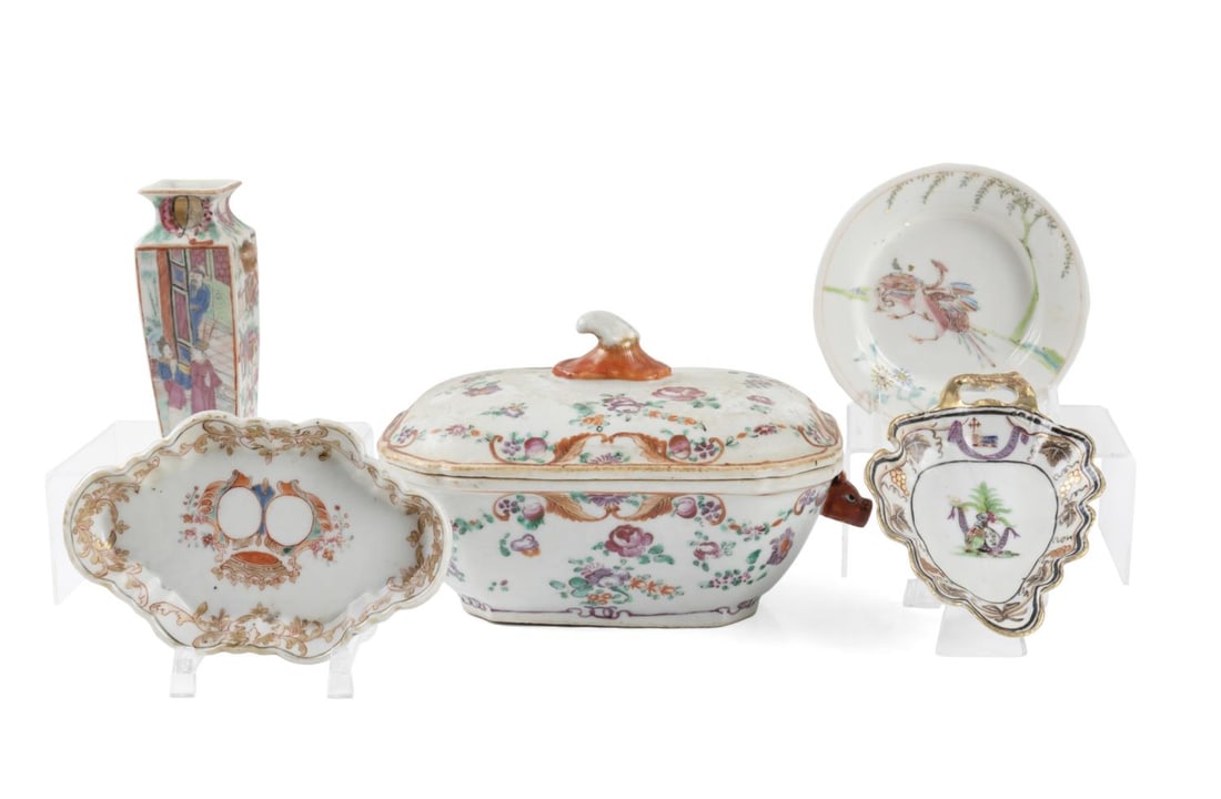 5PCS CHINESE EXPORT PORCELAIN TABLEWARE (1 of 11)