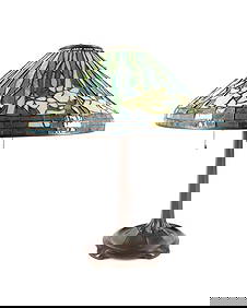 MANNER OF TIFFANY STUDIOS TABLE LAMP (1 of 9)