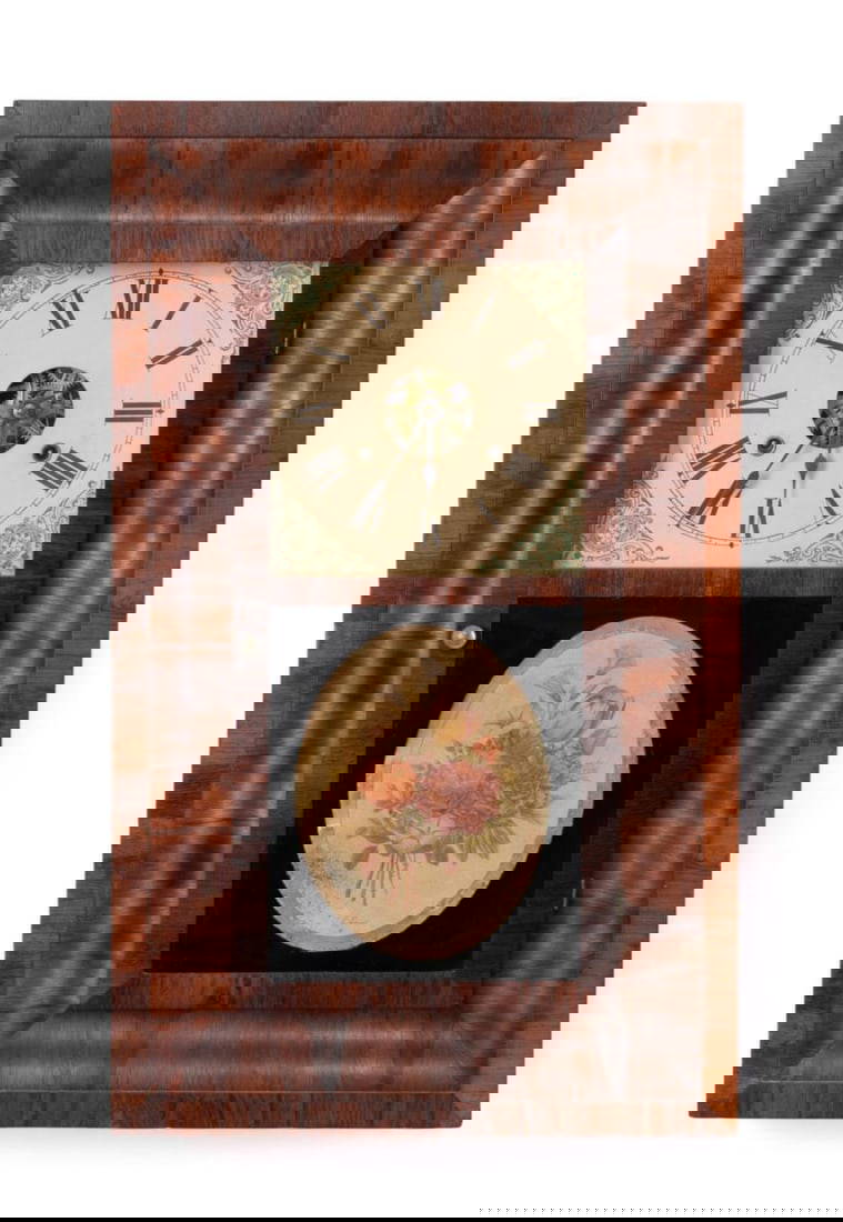 Seth Thomas Mahogany Ogee Wall Clock, 19th C. Auction