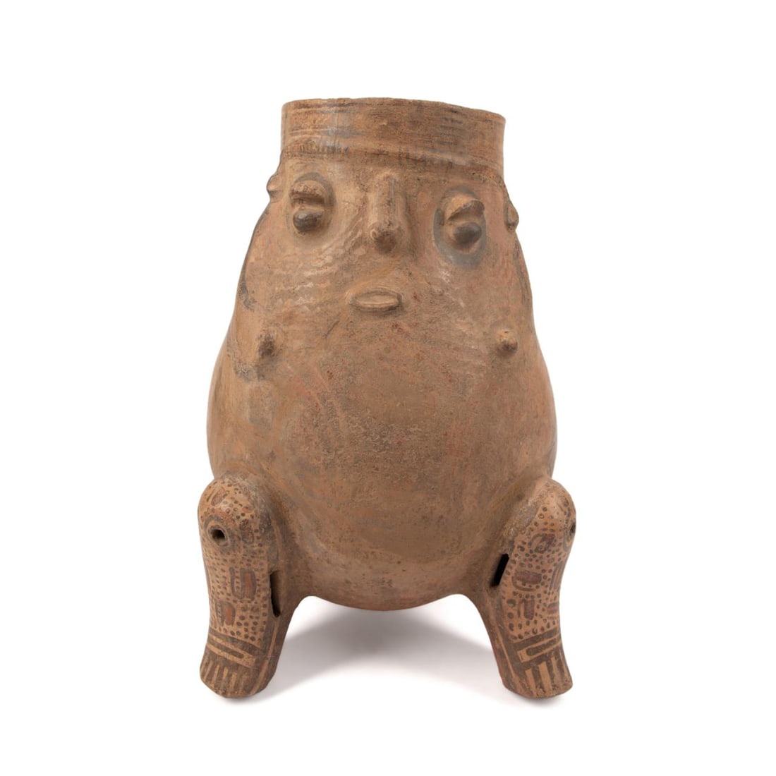 PRE-COLUMBIAN STYLE NICOYA EFFIGY VESSEL (1 of 6)