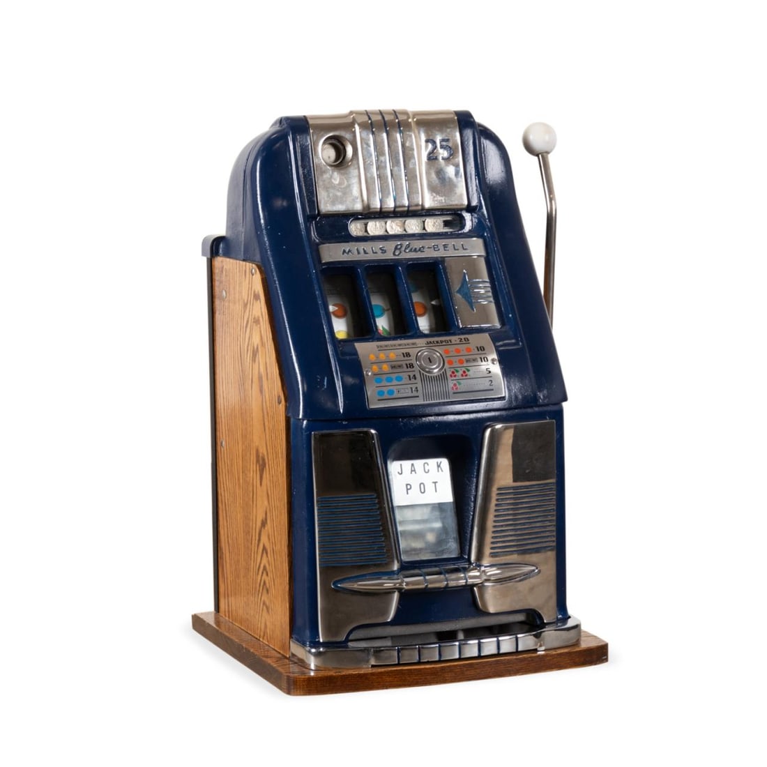 MILLS BLUE BELL QUARTER SLOT MACHINE (1 of 7)