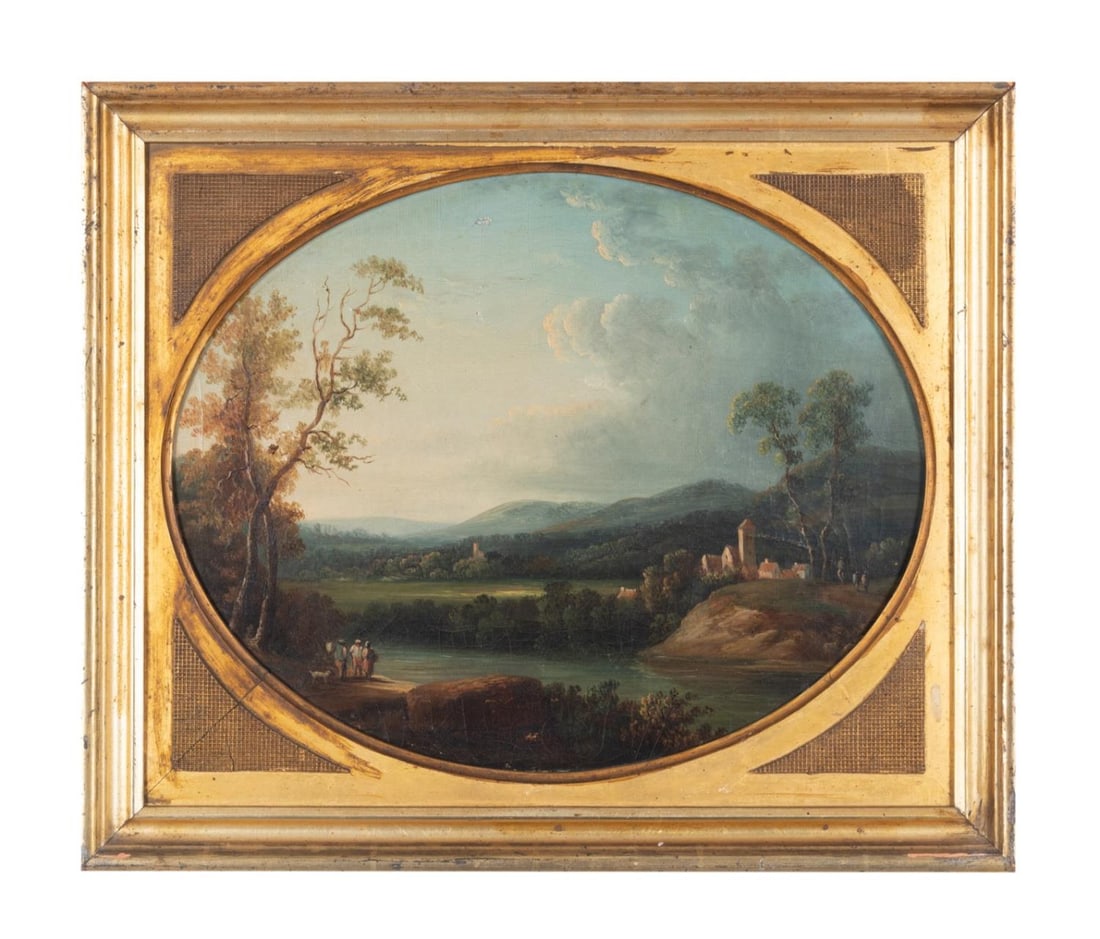 CONTINENTAL SCHOOL UNTITLED LANDSCAPE O/C (1 of 7)