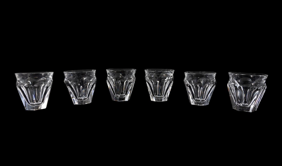 SIX BACCARAT 'HARCOURT TALLEYRAND #7' TUMBLERS (1 of 3)