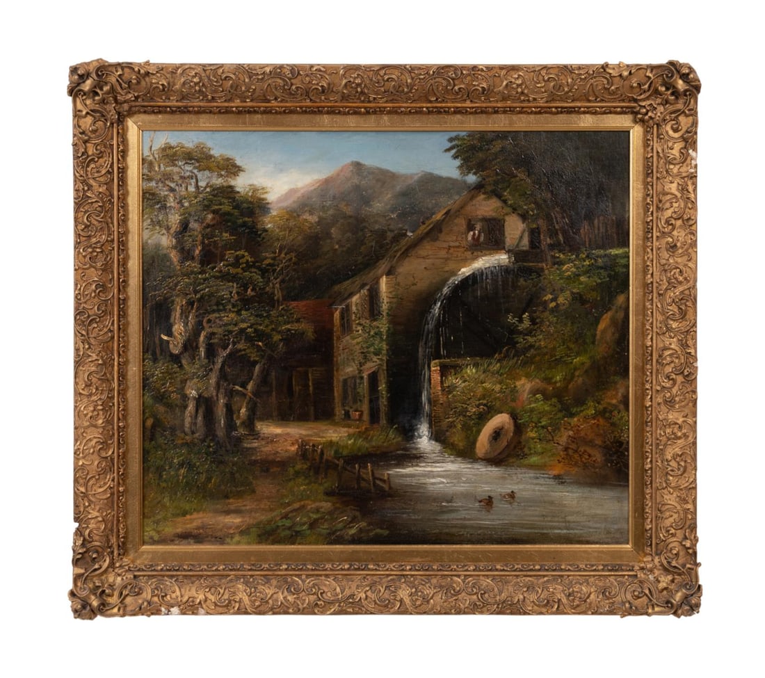 CONTINENTAL SCHOOL UNTITLED WATER MILL SCENE O/C (1 of 5)