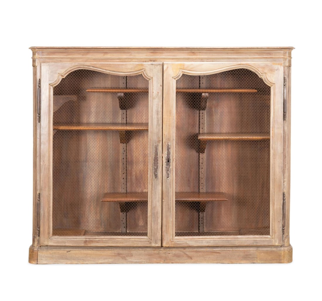 LARGE FRENCH PROVINCIAL STYLE DISPLAY CABINET (1 of 5)