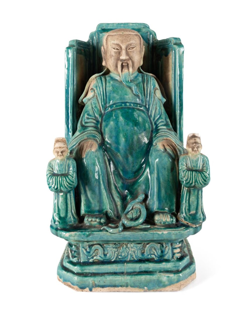 CHINESE FIGURE OF ZHENWU & ATTENDANTS (1 of 6)