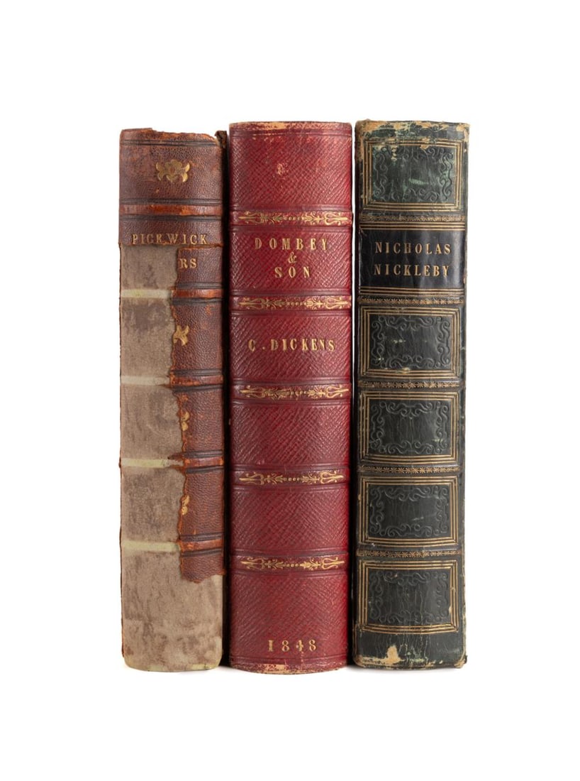 3VOL CHARLES DICKENS FIRST EDITIONS (1 of 5)