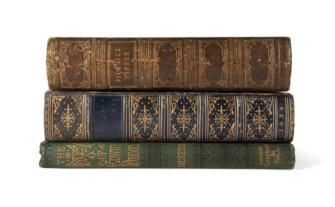 3VOL CHARLES DICKENS FIRST EDITION BOOKS (1 of 9)
