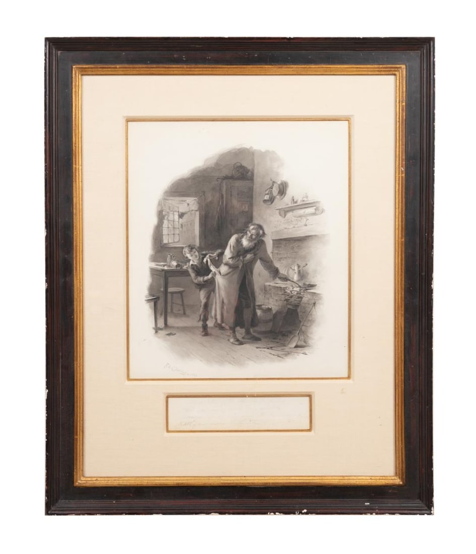 FELIX DARLEY, ORIGINAL ILLUSTRATION, OLIVER TWIST (1 of 5)