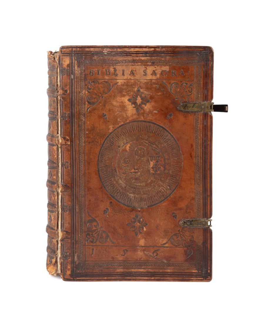 HOLY BIBLE, CHRISTOPHE PLANTIN PRINTED 1565 (1 of 8)