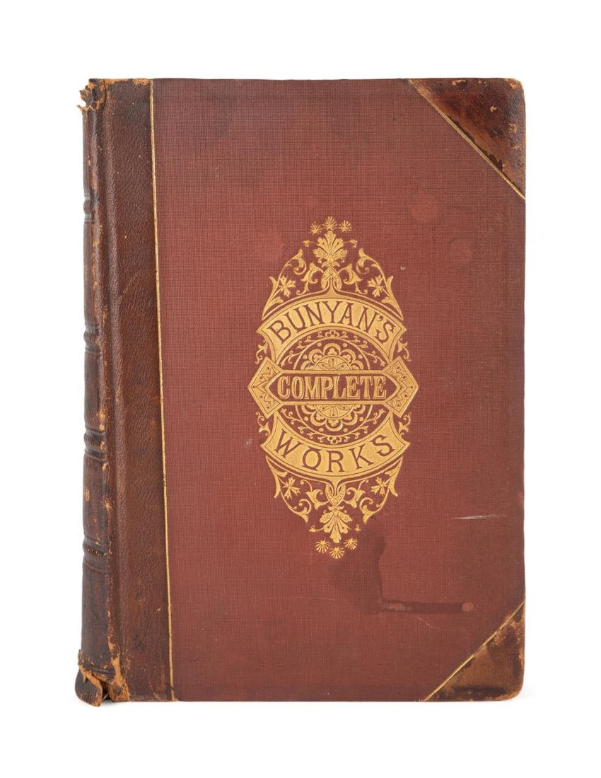 FORE-EDGE PAINTED BOOK, WORKS OF JOHN BUNYAN (1 of 12)