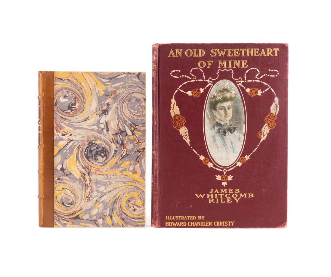 2VOL JAMES WHITCOMB RILEY SIGNED BOOKS (1 of 7)