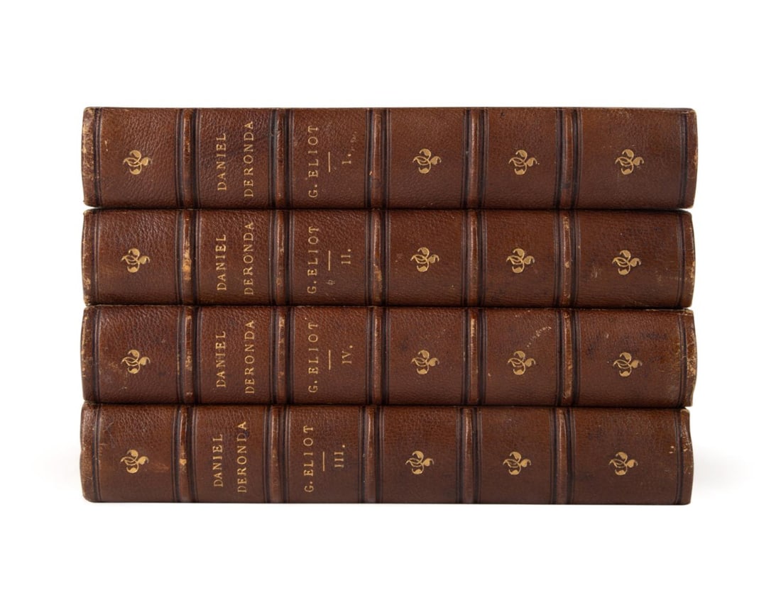 4VOL GEORGE ELIOT, DANIEL DERONDA, FIRST ISSUE (1 of 8)