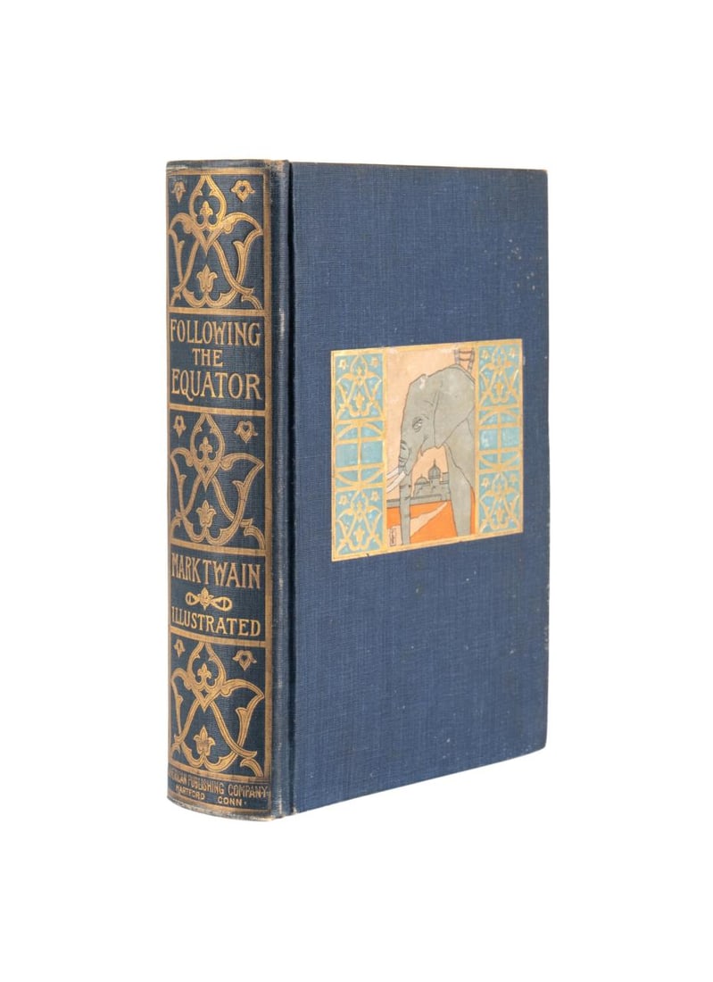 MARK TWAIN, FOLLOWING THE EQUATOR, 1ST EDITION (1 of 6)