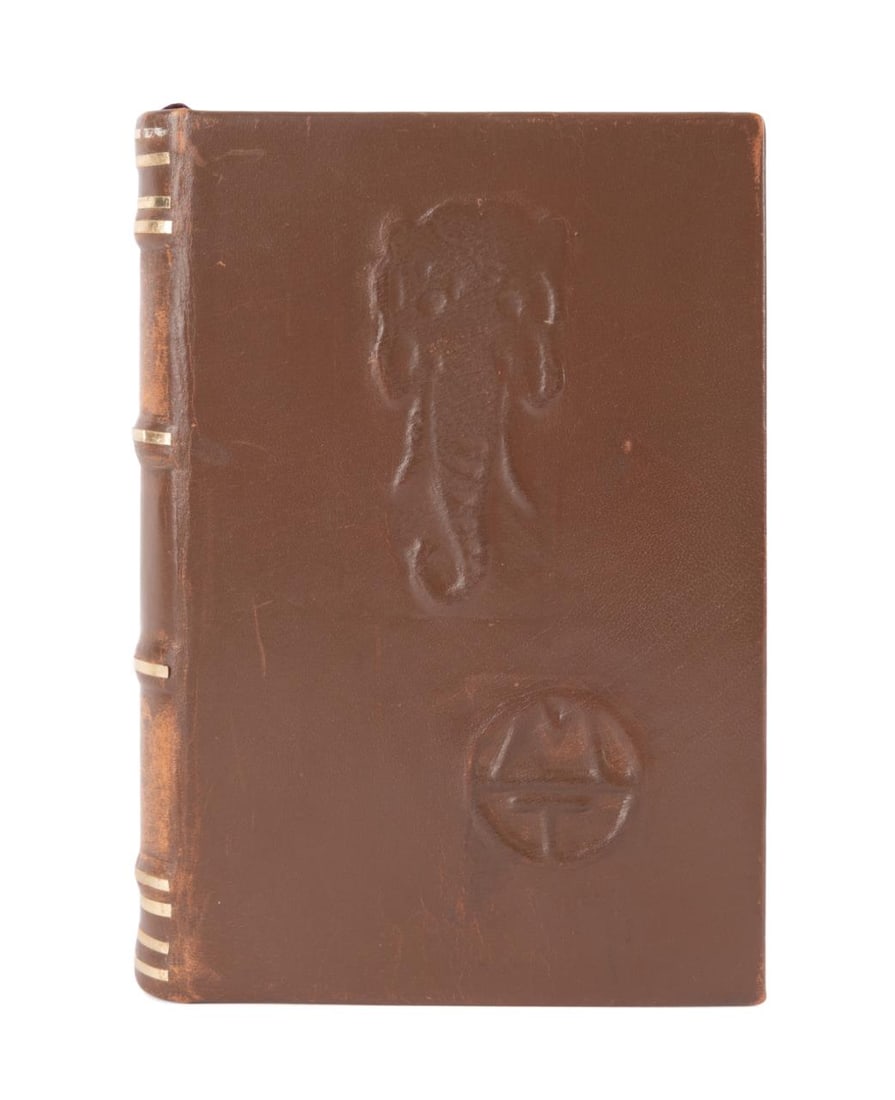 MARK TWAIN, STOLEN WHITE ELEPHANT, LEATHER BINDING (1 of 8)