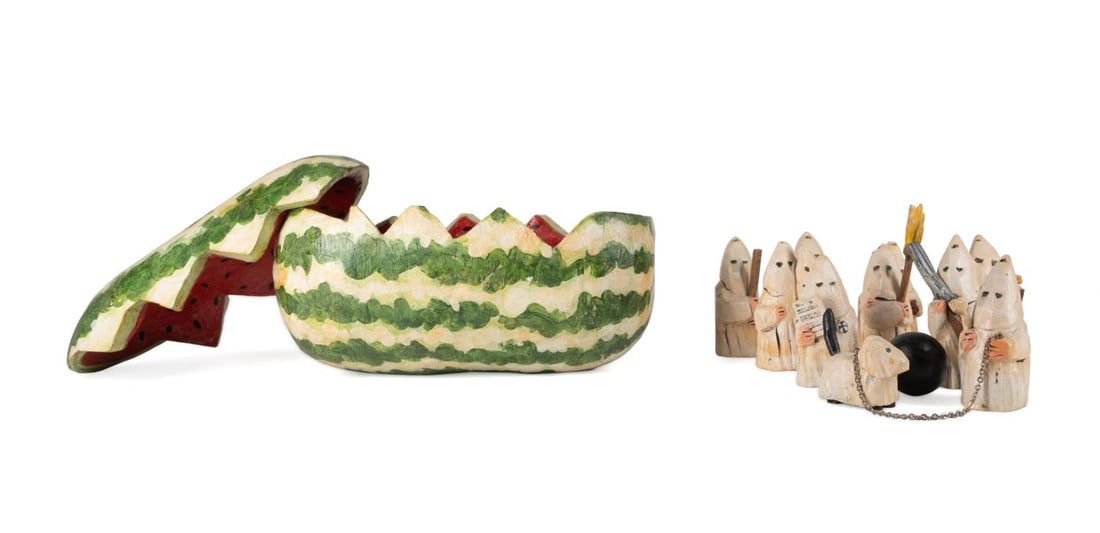 CONNIE ROBERTS 'BOWLING FOR BIGOTS' SCULPTURE (1 of 7)